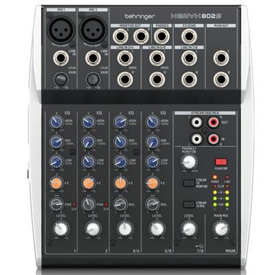 CONSOLA MIXER ANALOGICA BEHRINGER XENYX 802S 8CH USB EQ