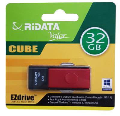 PENDRIVE RIDATA 32GB CUBE W10 USB 2.0