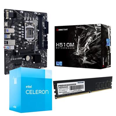 COMBO DE ACTUALIZACION INTEL CELERON G5905+ BIOSTAR H510M + 8GB RAM PATRIOT