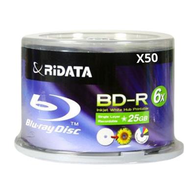 BLURAY RIDATA PRINTABLES X50 25GB 6X