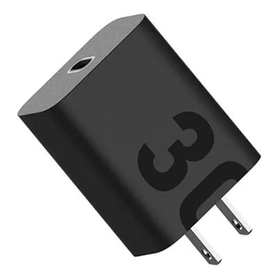 CARGADOR USB C A C MOTOROLA 30W TURBOPOWER SIN CABLE NEGRO
